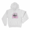 Static Dress love locked jaws Unisex Hoodie White